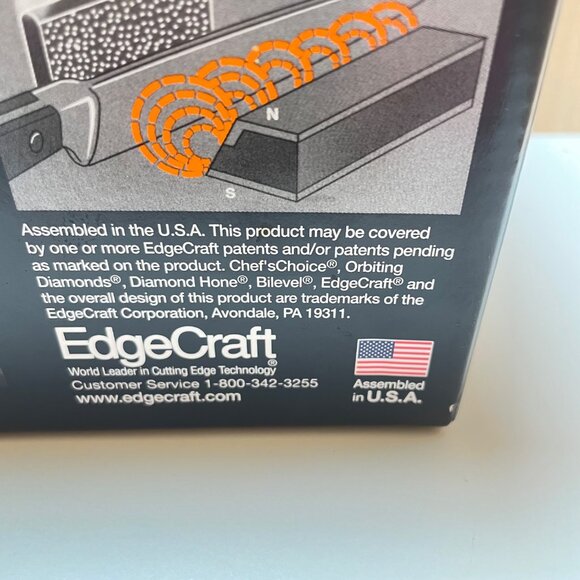 ChefsChoice Diamond Hone Knife Sharpener Model 310 Two-Stage Kitchen & Pocket Kn - Picture 5 of 15